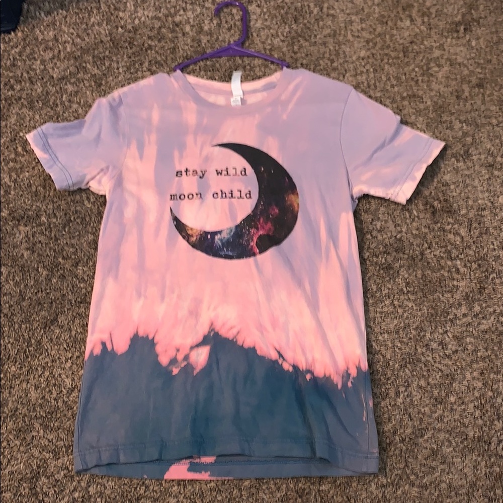 Bella + Canvas Stay Wild Moon Child Women’s T-Shirt Size Small